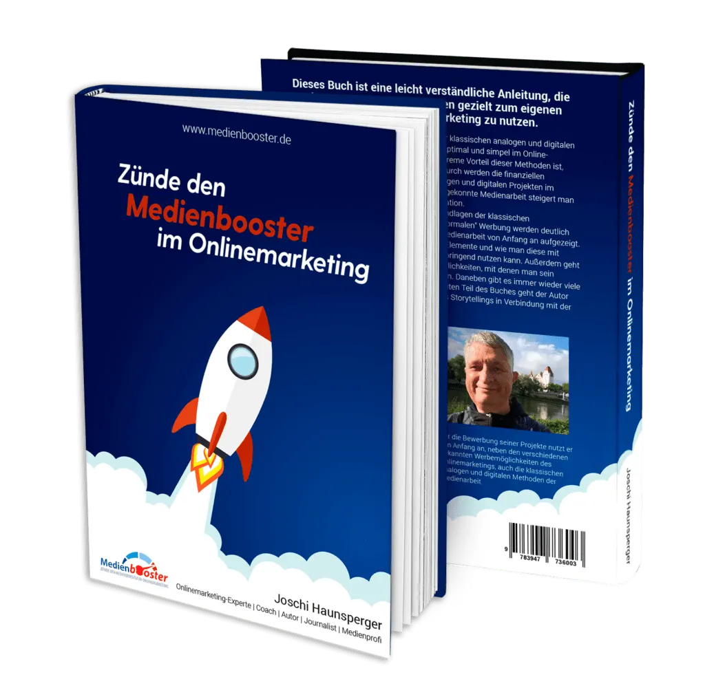 Gratis-Buch: Zünde den Medienbooster im Onlinemarketing